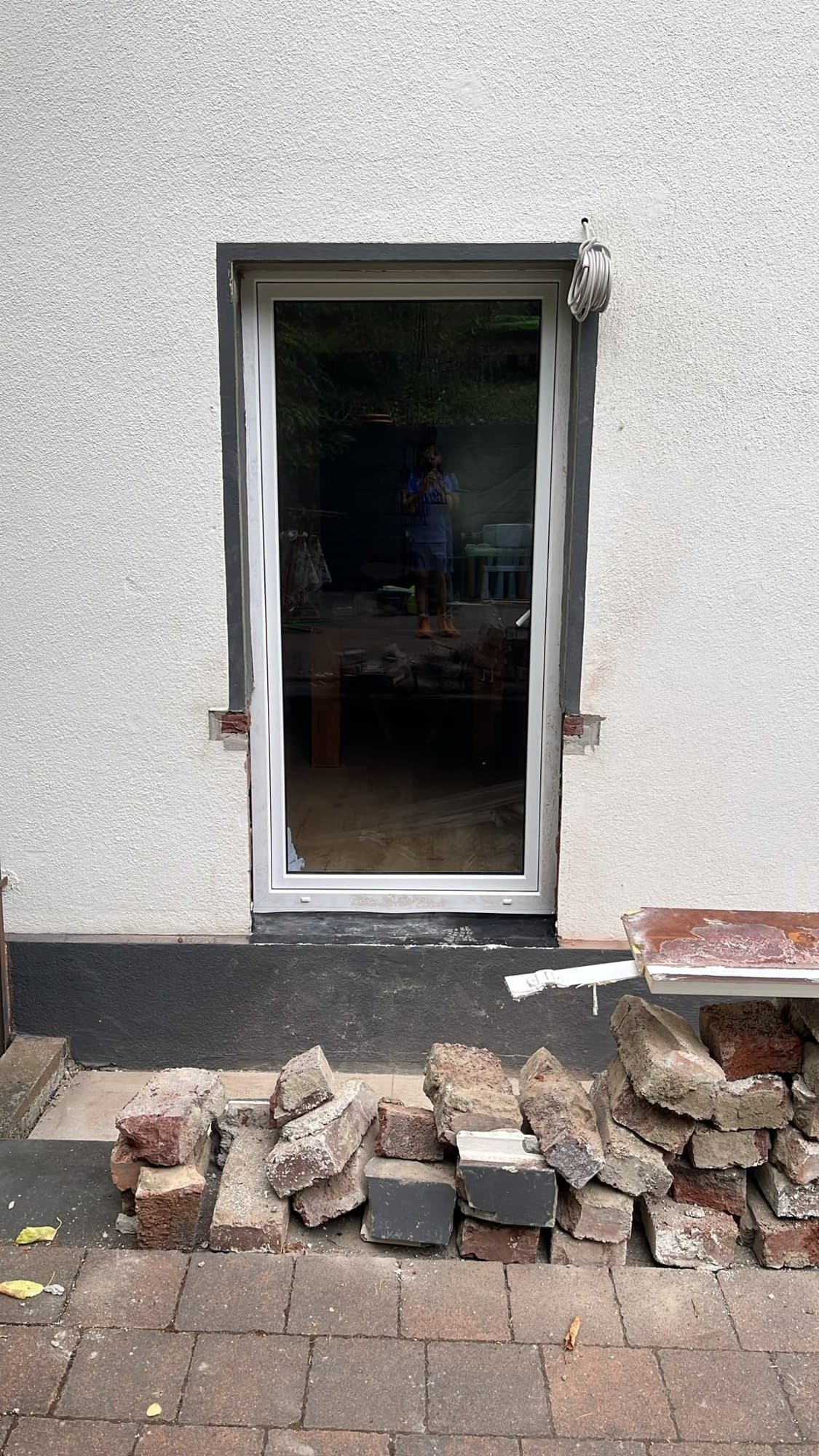 Neue Terrassentür nach der Montage